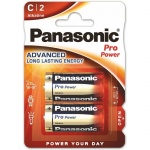 PANASONIC Μπαταρία Αλκαλική Pro Power LR14 / AM2 / MN1400 size C 2 Τεμ 