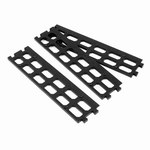 TACTIX 320612 ΡΑΓΕΣ ΠΛΑΣΤΙΚΕΣ ΣΕΤ 3ΤΜΧ ΓΙΑ ΣΚΑΦΑΚΙΑ 32x7.6x0.7cm 